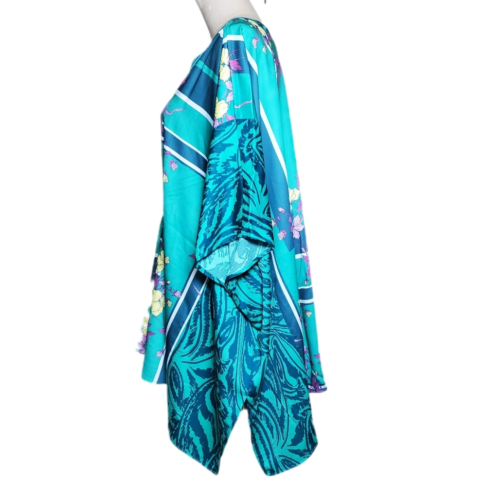 C. Wonder NWT Green Blouse / Cover Up Sz XL - Picture 2 of 5